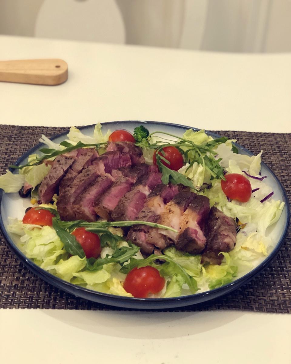 橄榄油煎牛排