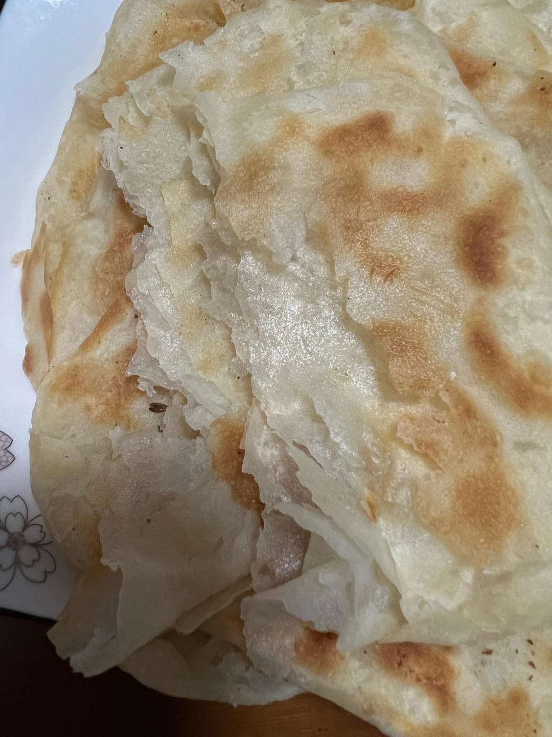 层次分明薄如蝉翼的家常基础烙饼