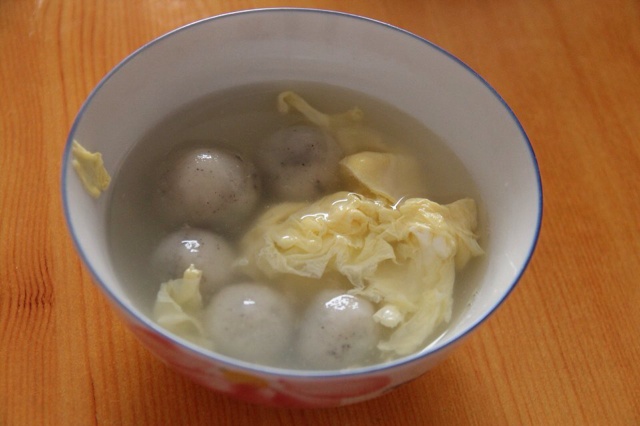 黑芝麻汤圆