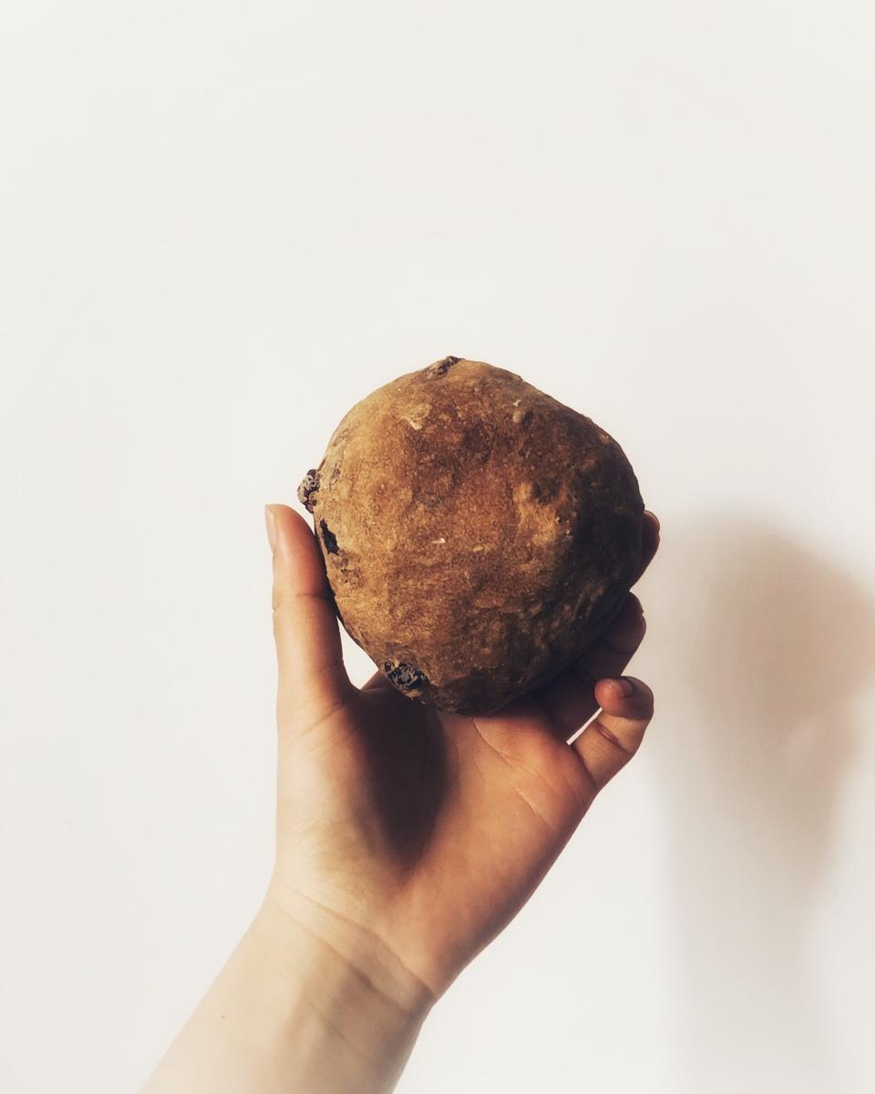 低脂低卡全麦蔓越莓欧包（无油无糖）