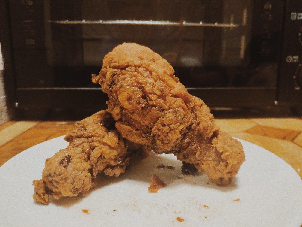 不用炸鸡粉也可以炸出酥脆炸鸡腿