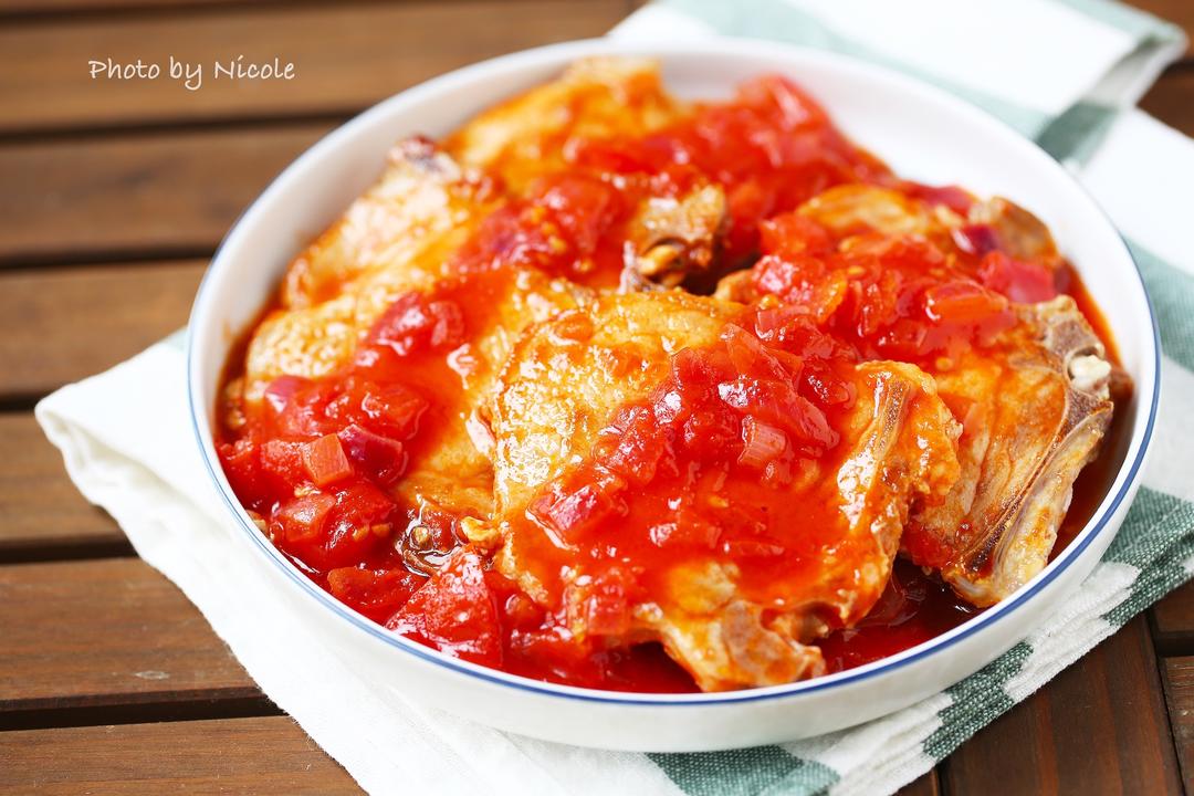 酸酸甜甜的茄汁猪扒