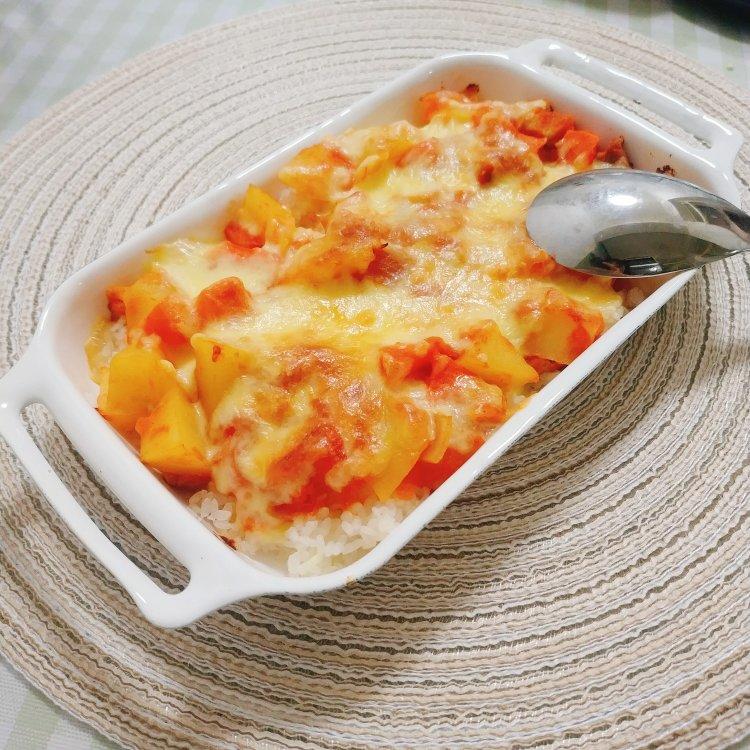 番茄鸡肉浓情焗饭【两人份】