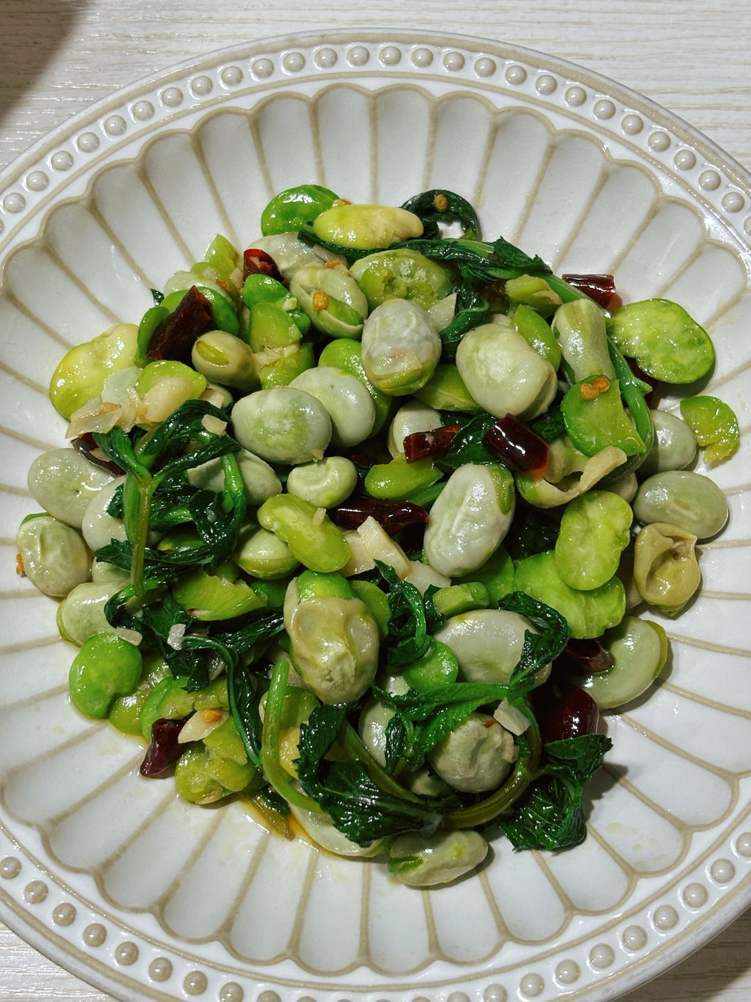 炒胡豆