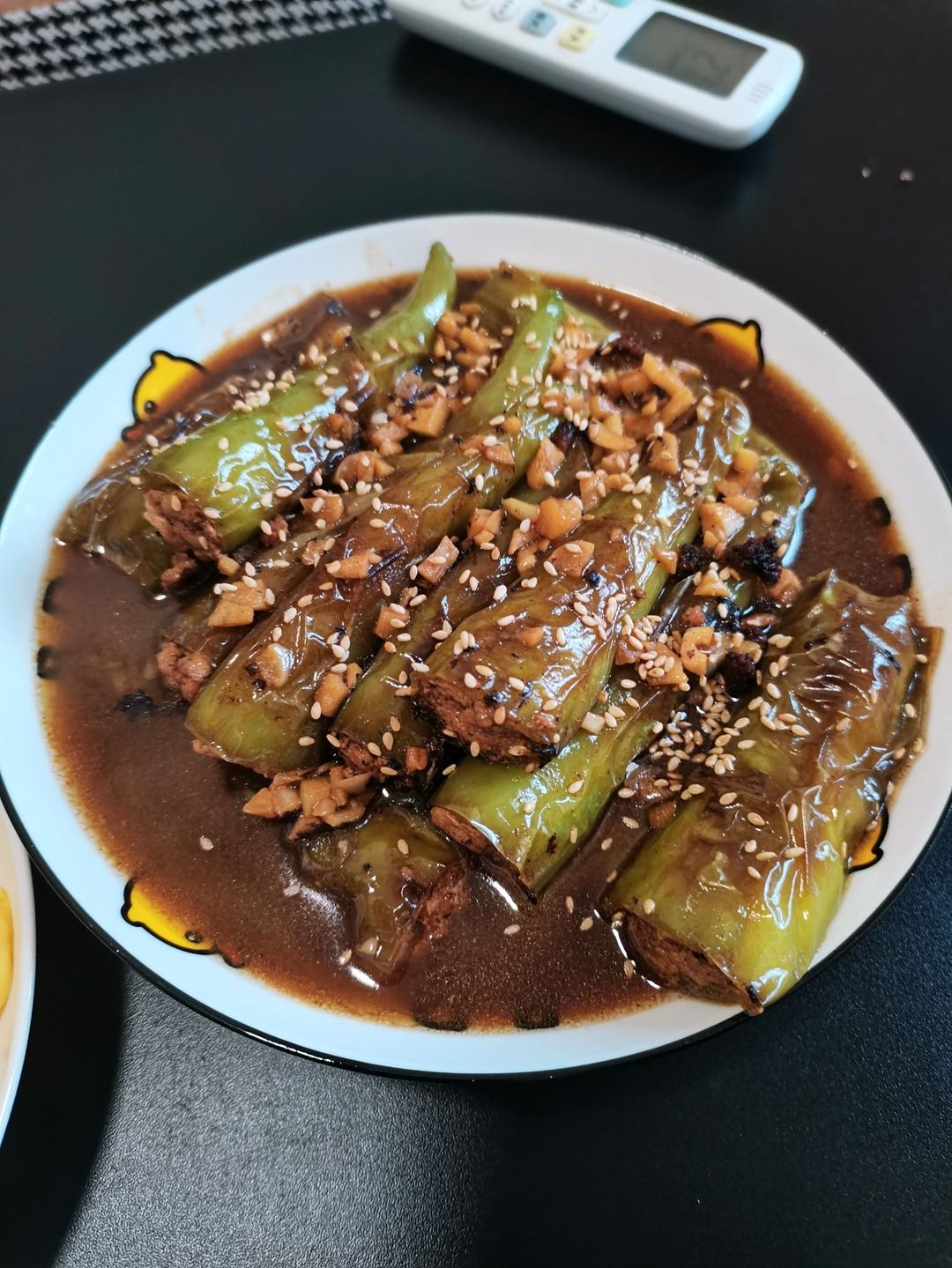 虎皮尖椒酿肉
