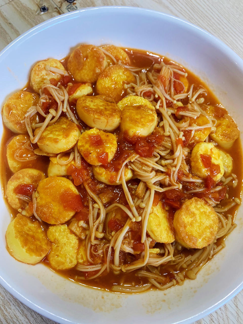 金针菇烧日本豆腐