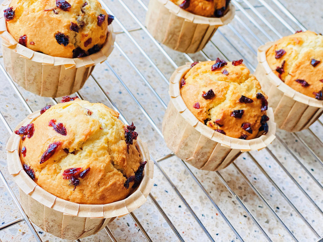 免打发❗️零失败❗️蔓越莓椰蓉马芬蛋糕㊙️