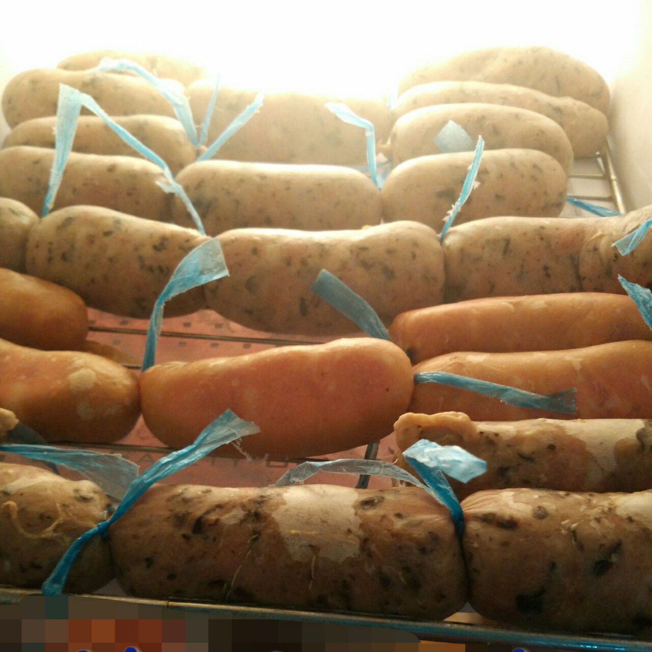 自制奥尔良风味手工小香肠