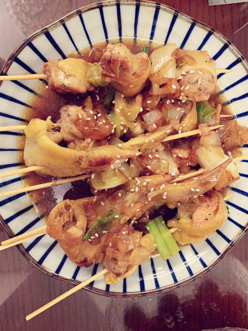 日剧里居酒屋必点菜，在家里做超级简单~和风鸡肉串