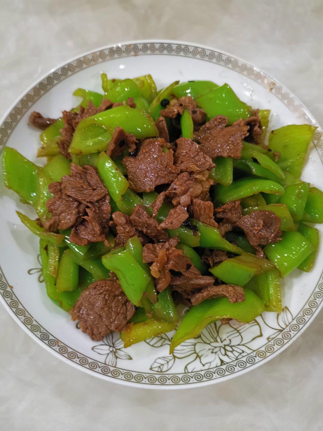 尖椒牛柳