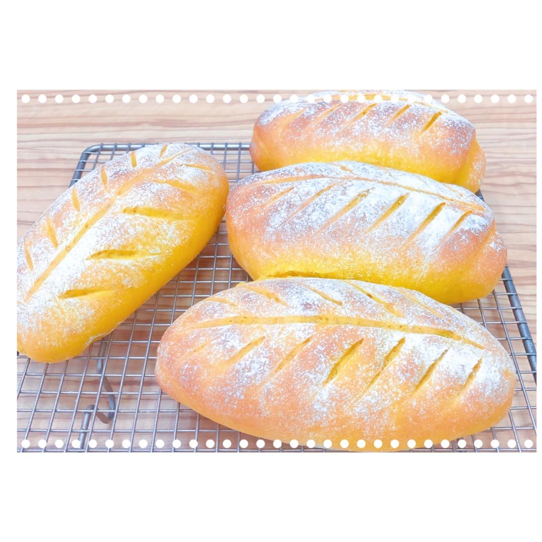 好吃到疯的南瓜奶酪软欧包