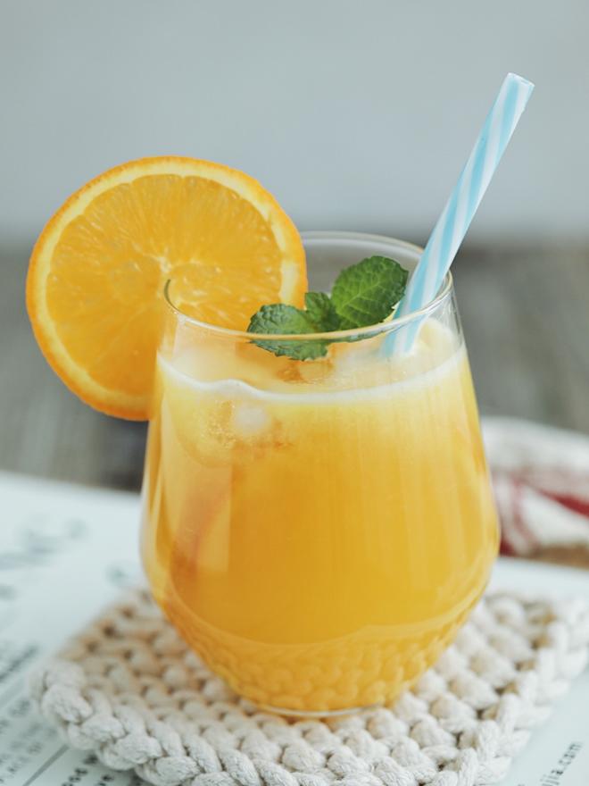 冰爽解暑的甜橙柠檬绿的做法