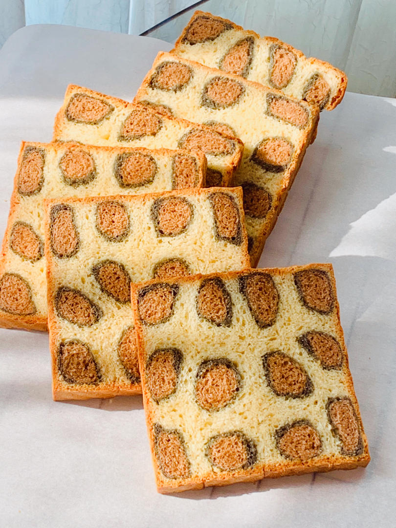 可可味鹿纹吐司（水合法）