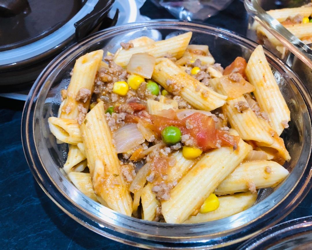 番茄肉酱意大利面