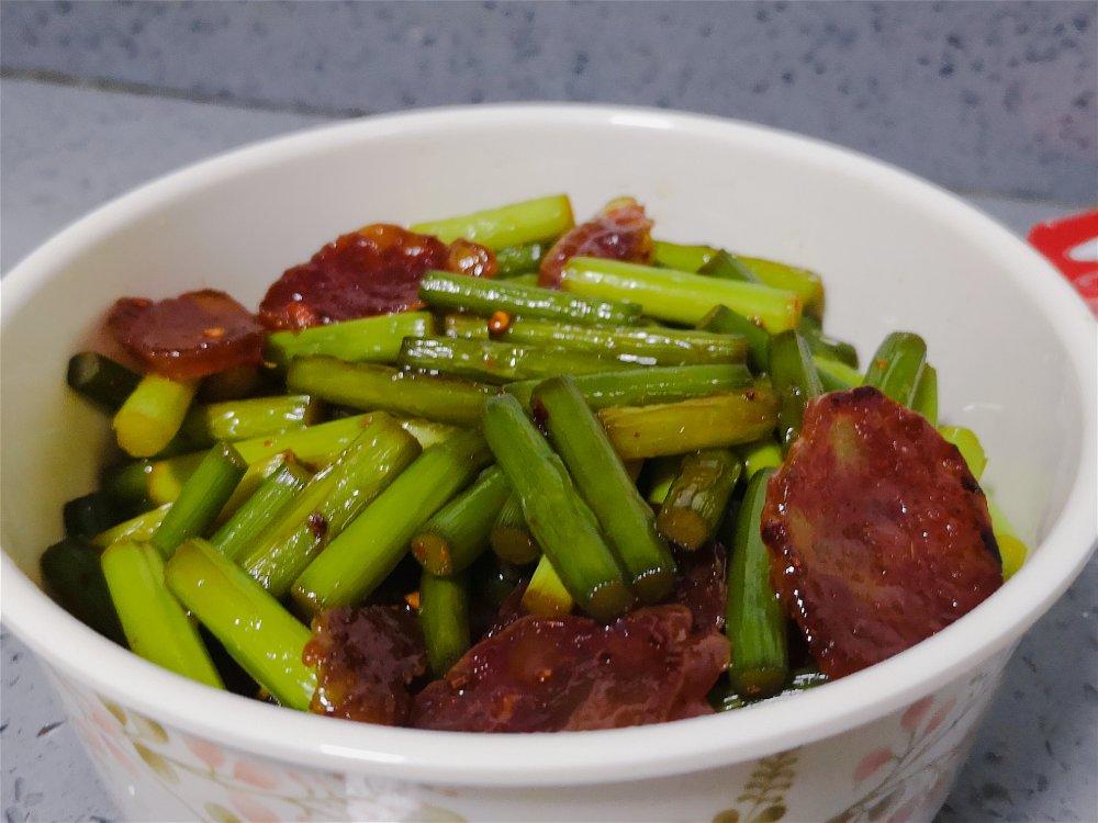 蒜薹炒腊肠