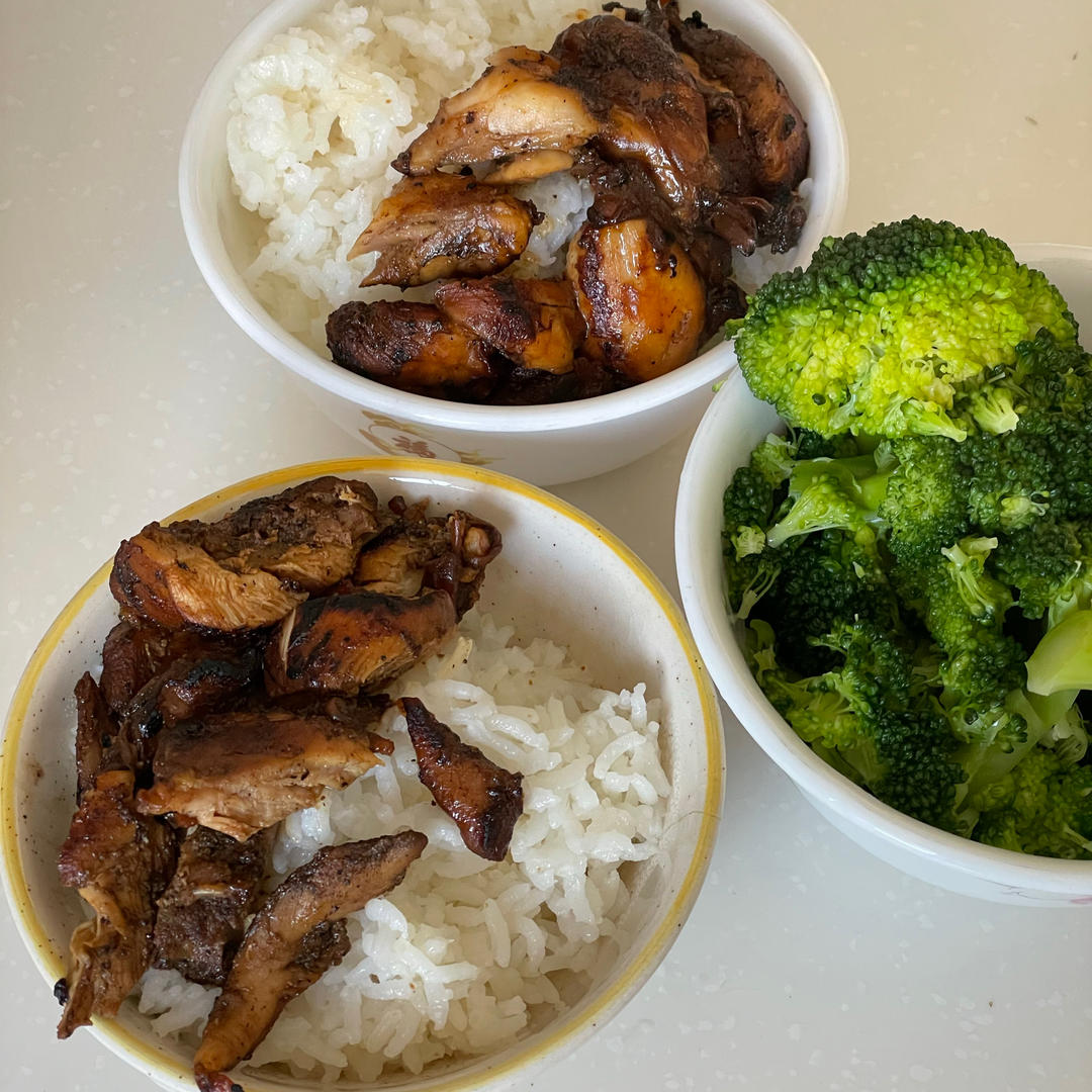 照烧鸡腿饭