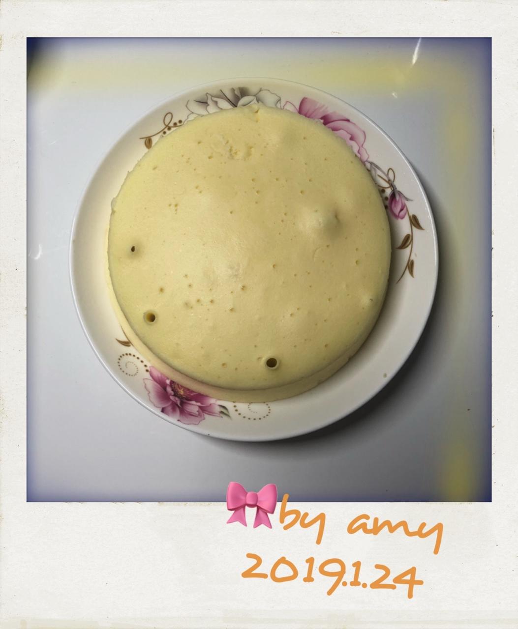 水嫩烫面蒸蛋糕