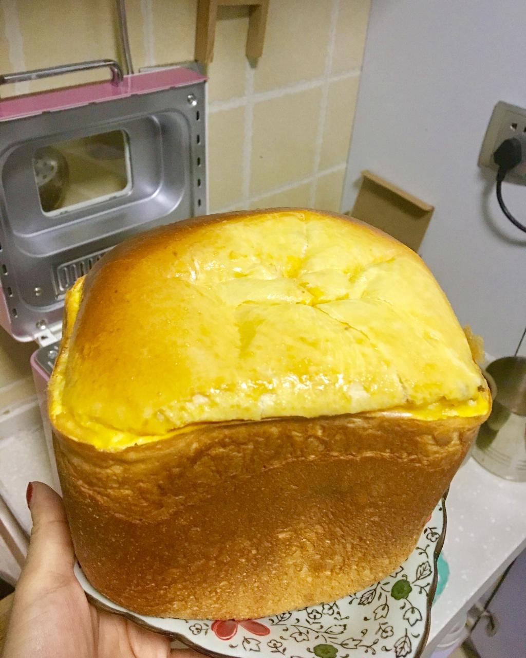 超级好吃的原味面包（面包机版）