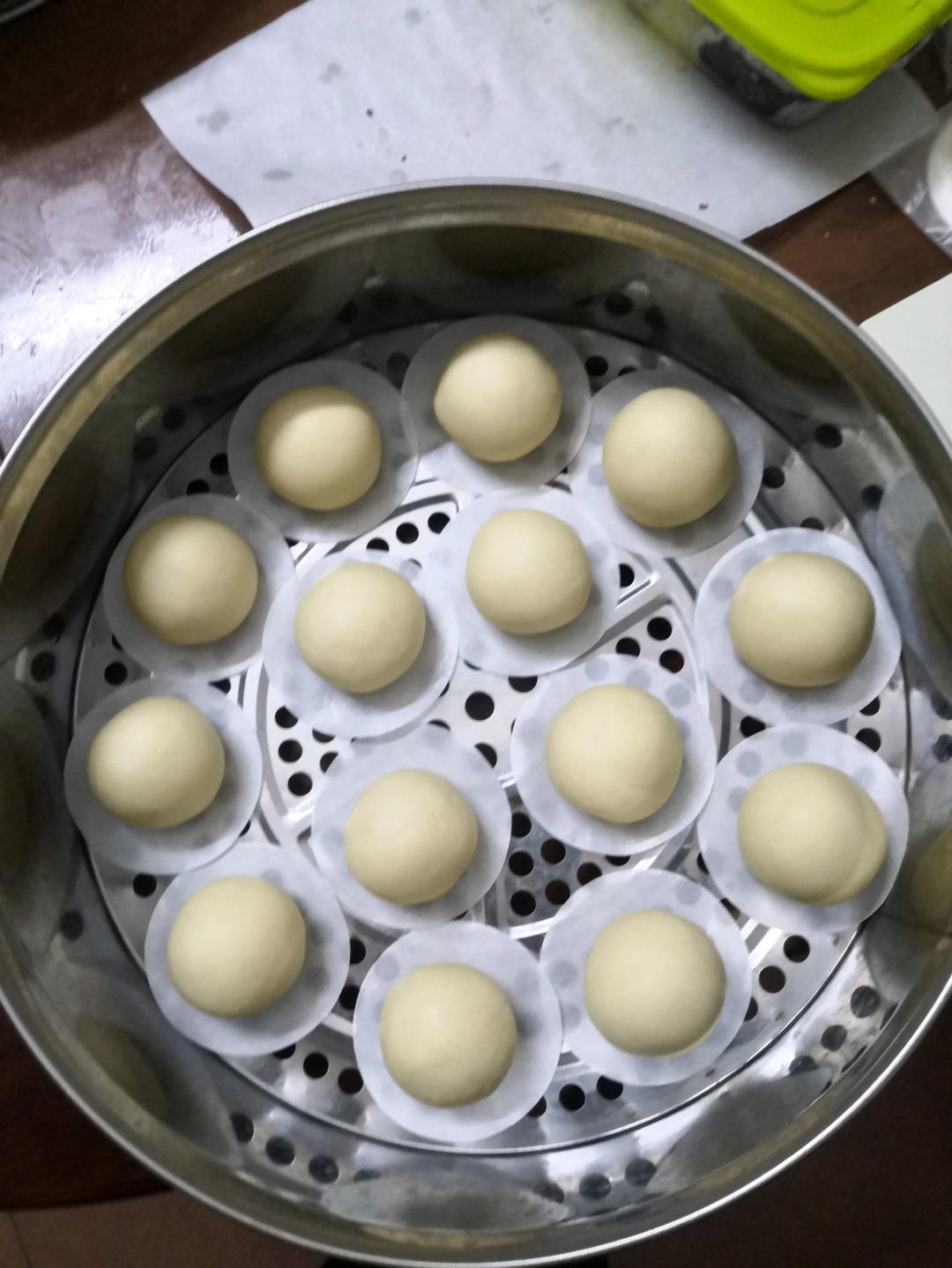 软乎乎的豆沙包
