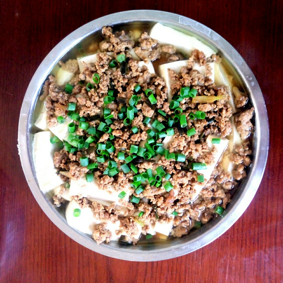 肉末蒸豆腐