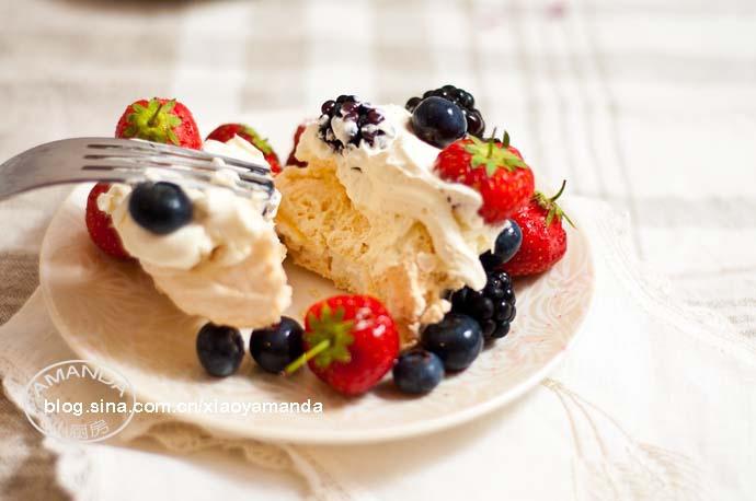 【曼食慢语】迷你莓果蛋白甜饼的做法