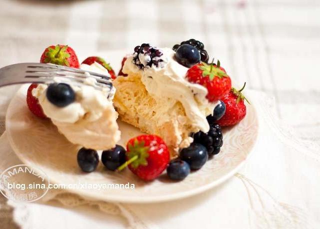 【曼食慢语】迷你莓果蛋白甜饼的做法