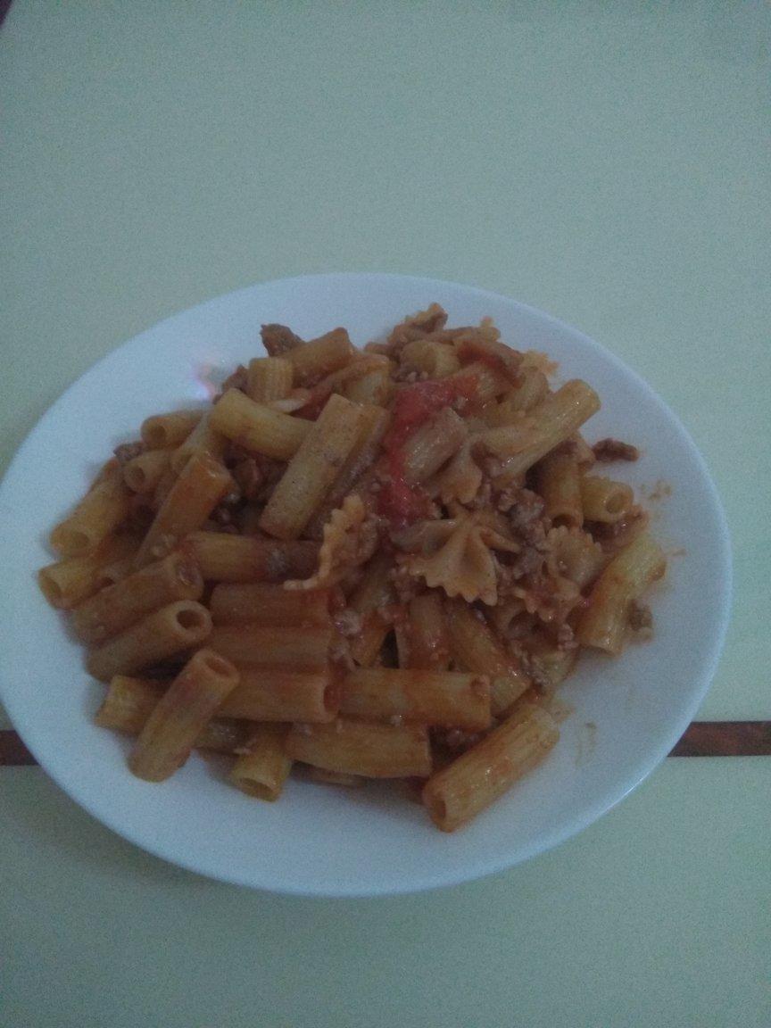 番茄肉酱意大利面