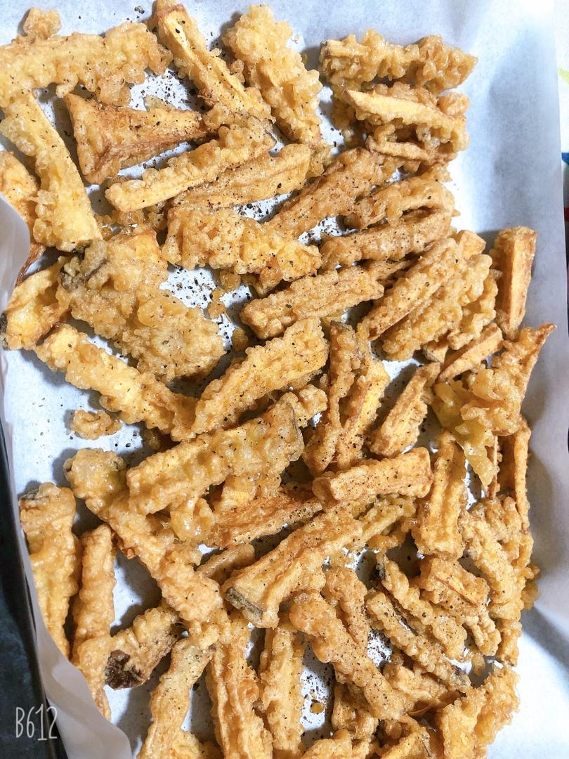比肉还好吃的酥炸杏鲍菇