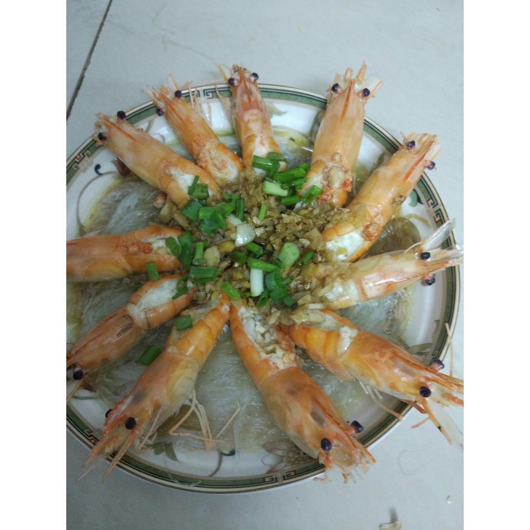 蒜蓉粉丝蒸虾