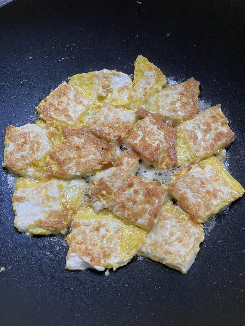 焖煎豆腐