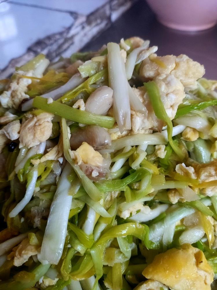 家常蒜黄炒鸡蛋的做法