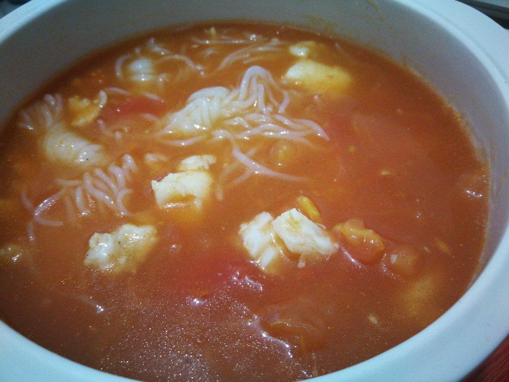 番茄锅酸汤龙利鱼