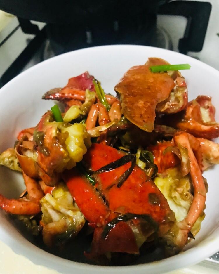 姜葱炒龙虾
