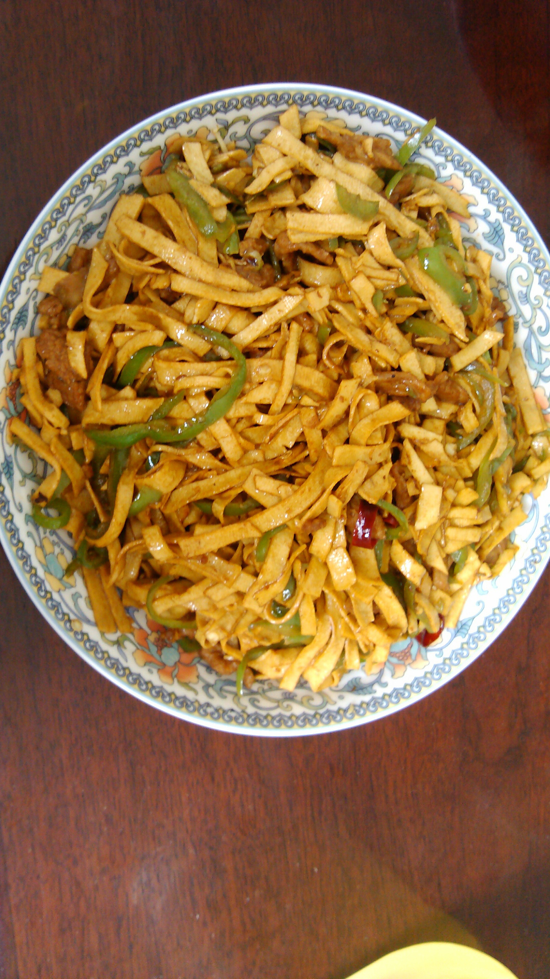 com做的千张肉丝