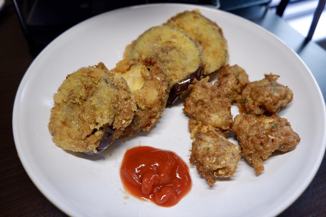酥炸茄盒￨外酥里嫩