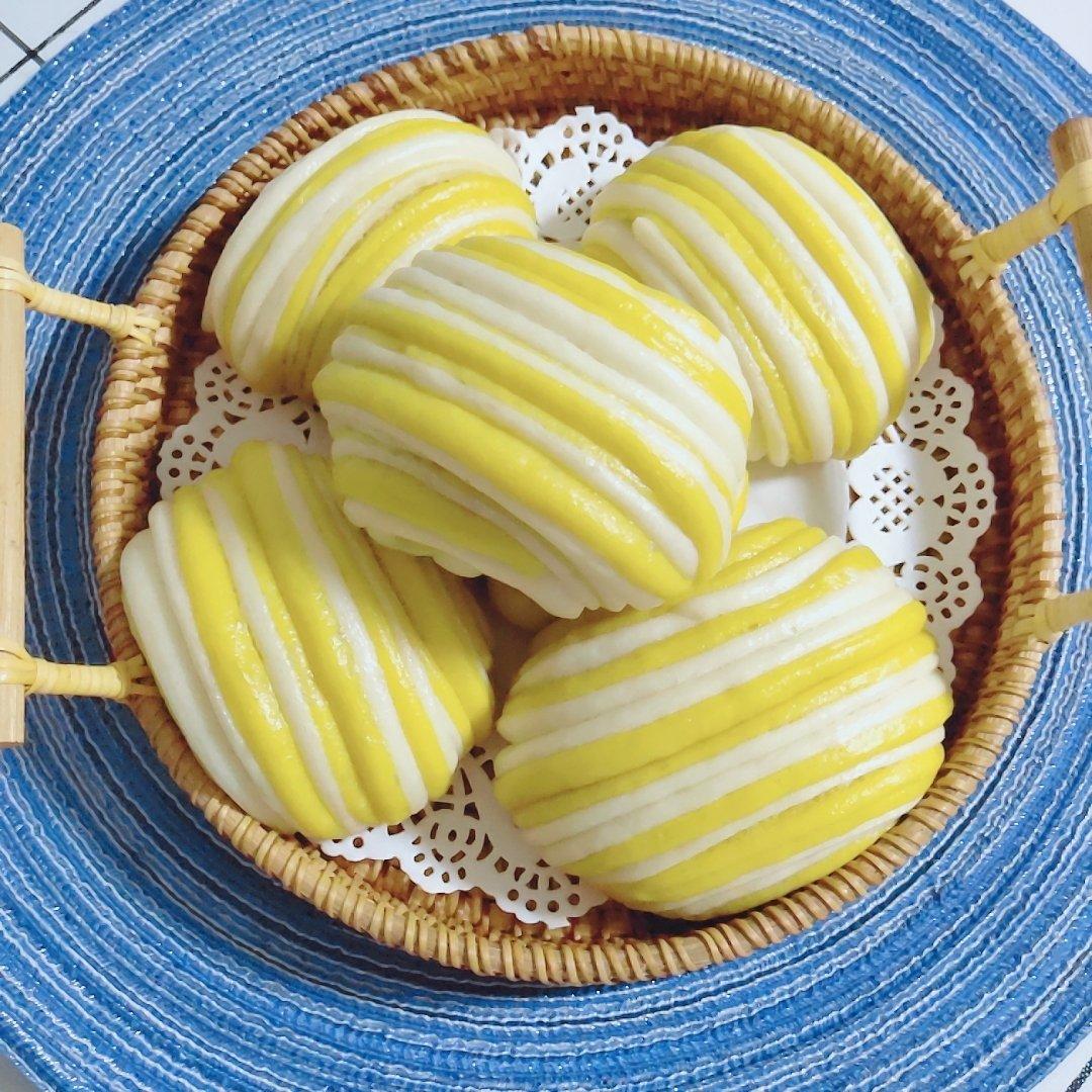 黑米双色馒头花卷（一次发酵）