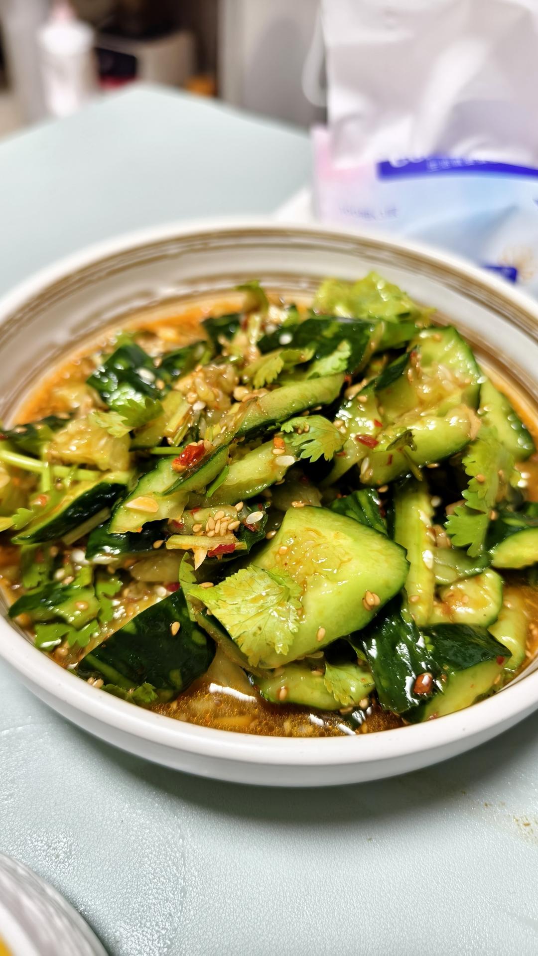 万能调料汁拍黄瓜太绝了