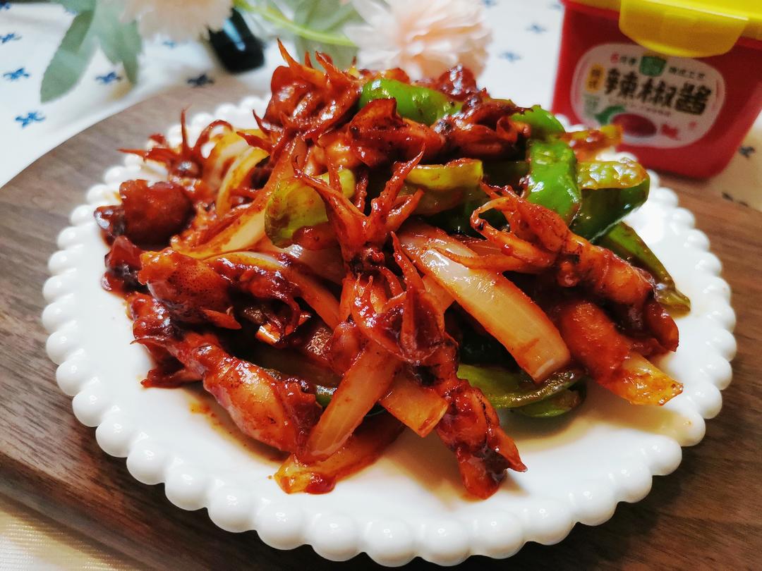 酱爆墨鱼仔的做法