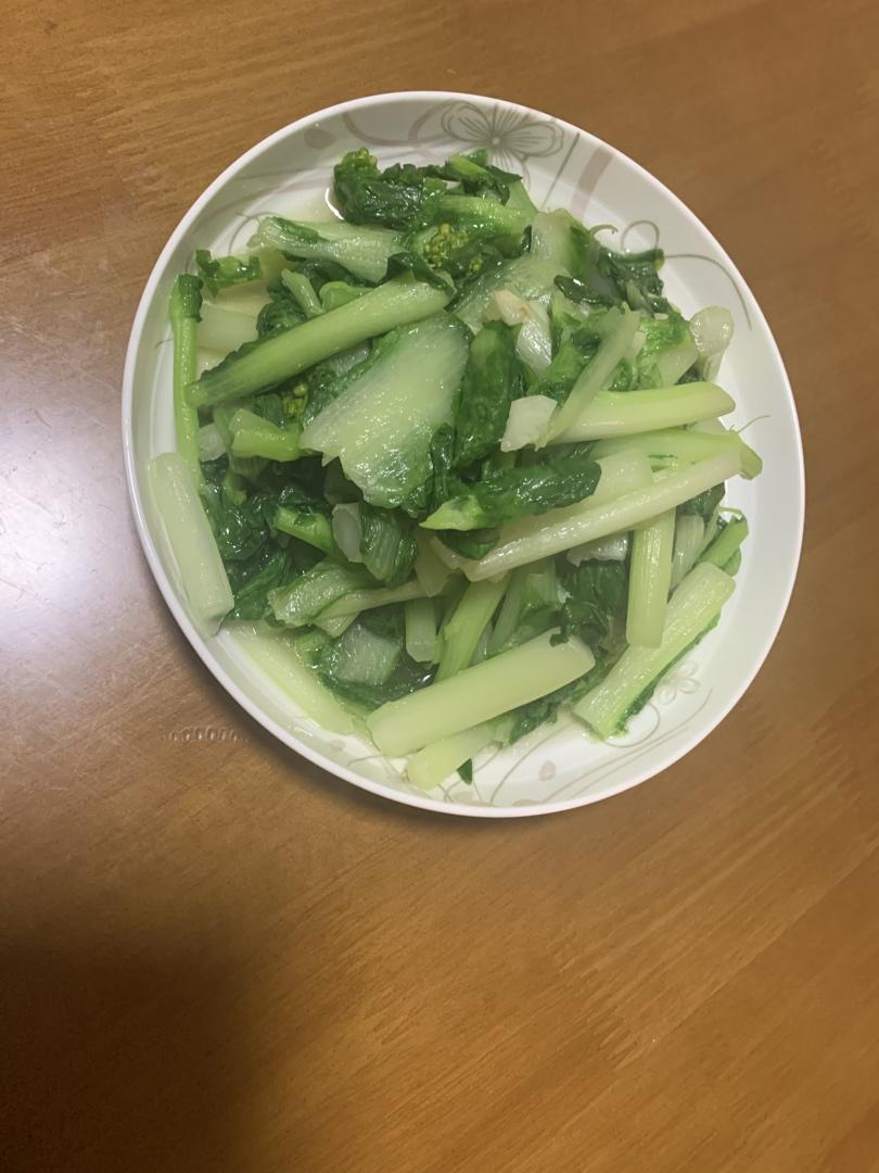 清炒白菜苔