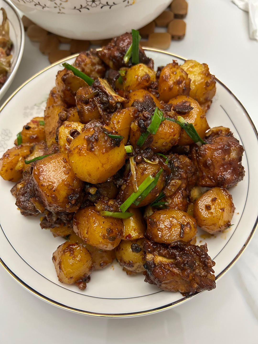 土豆炖排骨