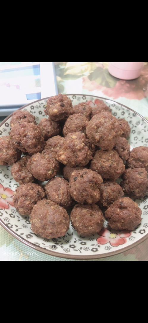 年菜——炸牛肉丸子