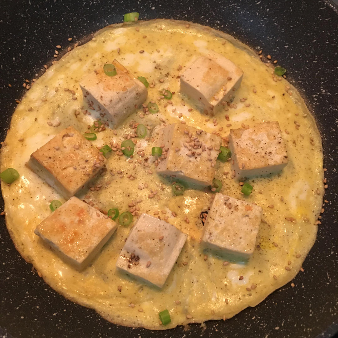 减脂餐｜蛋包豆腐