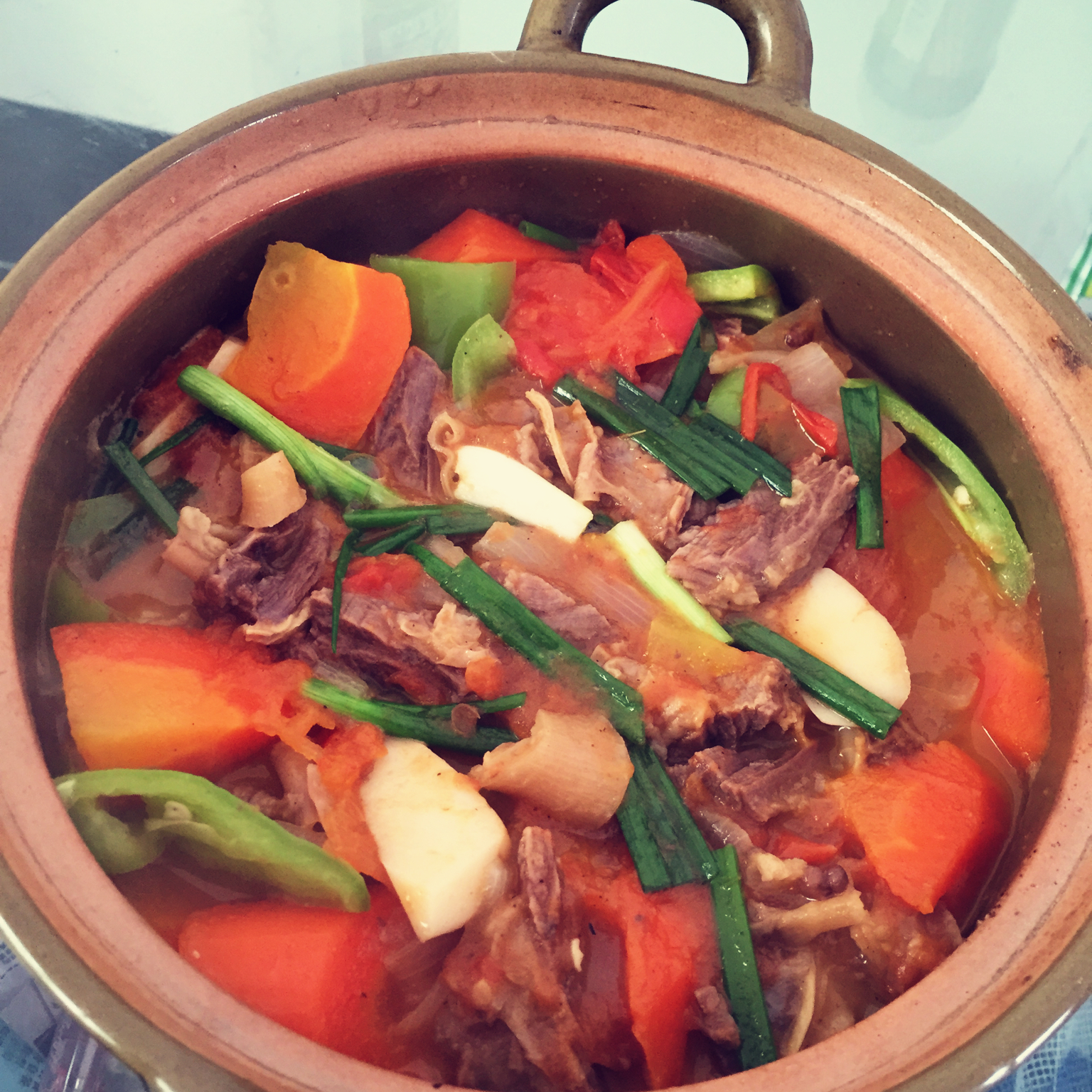 番茄蘑菇炖牛肉