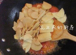 茄汁海米冬瓜土豆片儿素熬菜的做法 步骤4