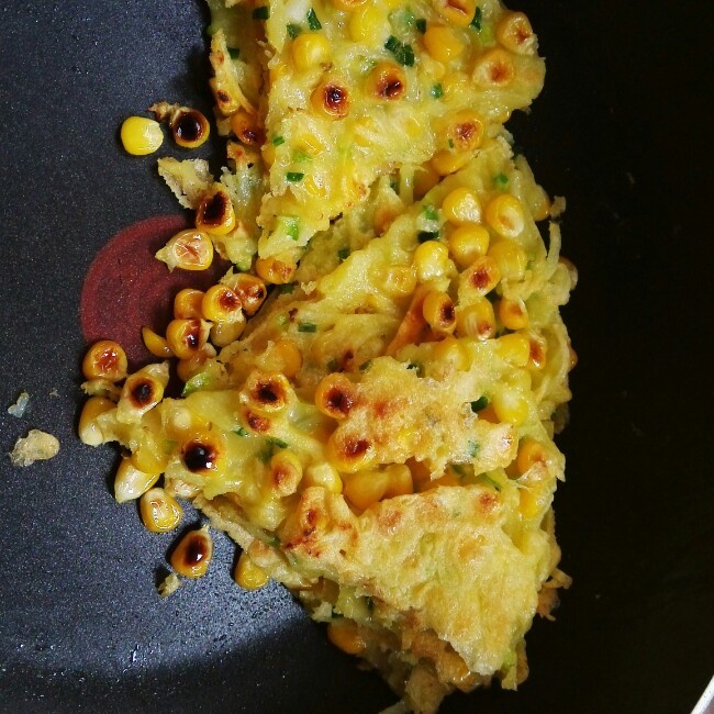 土豆丝玉米饼