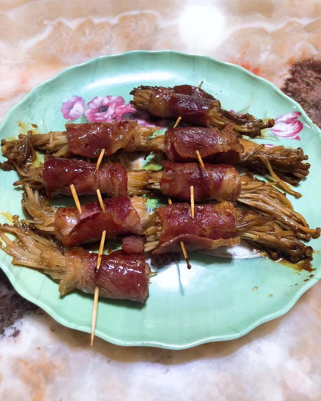 金针菇培根卷