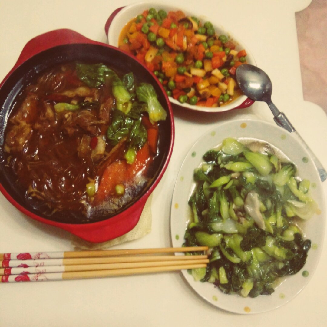 胡萝卜烧羊腿