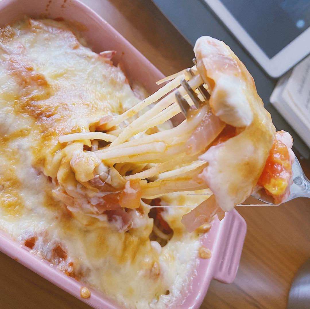 正宗芝士焗意大利肉酱意面