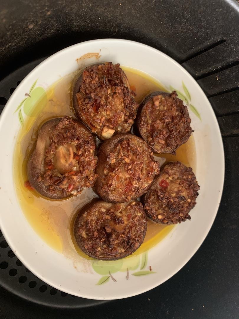 蒜蓉孜然烤香菇