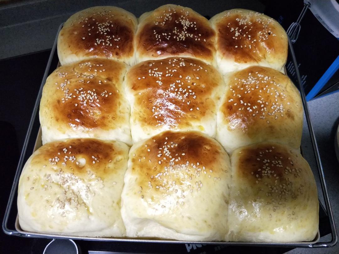 开心美食乐做的一次发酵的酸奶小餐包(最好吃没有之一)